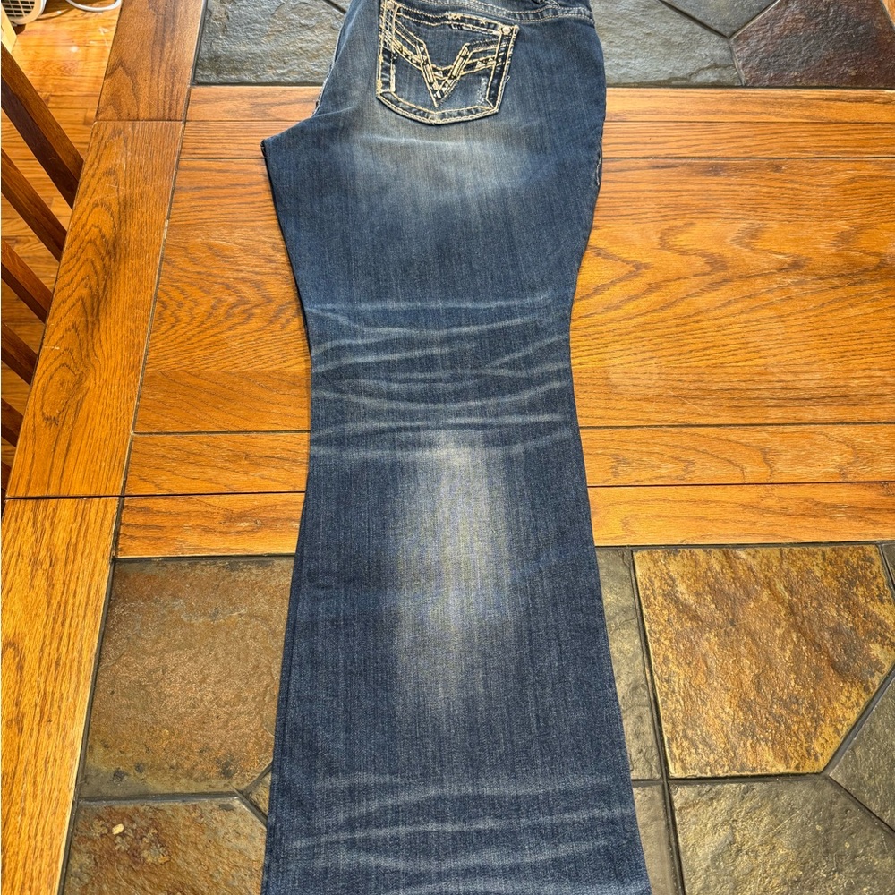 Vigoss Dark Blue Slim Boot Jeans